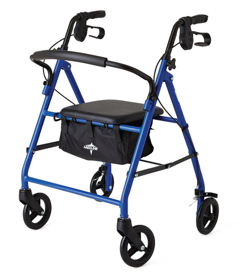 Medline Basic Rollator with 6" Wheels, Junior, 1 EA