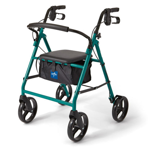 Medline Basic Steel Rollator with 8" Wheels, 1 EA