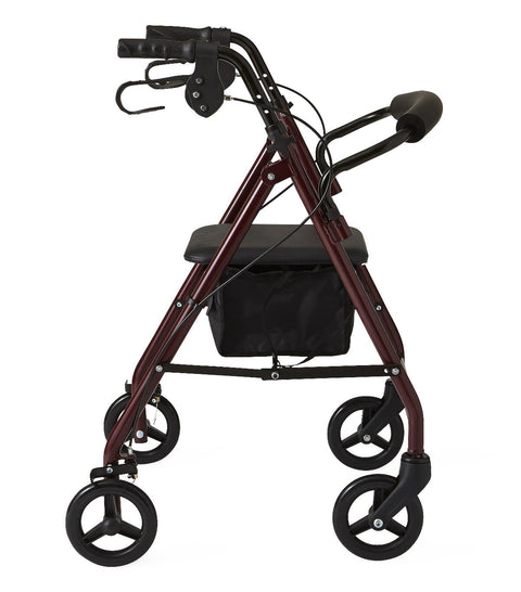 Medline Basic Rollator with 6" Wheels, Junior, 1 EA