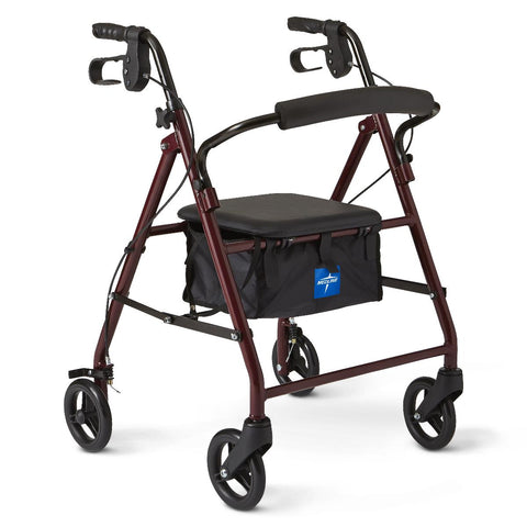 Medline Basic Rollator with 6" Wheels, Junior, 1 EA