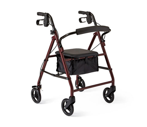 Medline Basic Rollator with 6" Wheels, Junior, 1 EA