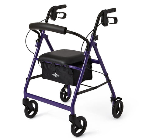 Medline Basic Rollator with 6" Wheels, 1 EA