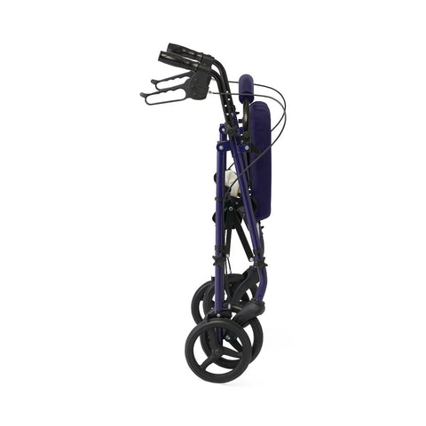 Medline Basic Steel Rollator with Microban, 8" Wheels, 1 EA