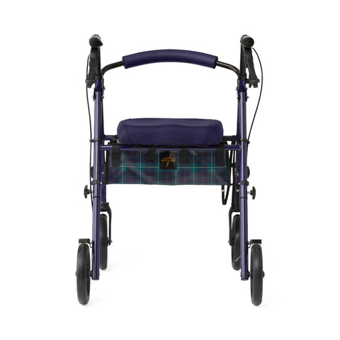 Medline Basic Steel Rollator with Microban, 8" Wheels, 1 EA