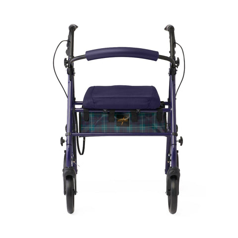 Medline Basic Steel Rollator with Microban, 8" Wheels, 1 EA