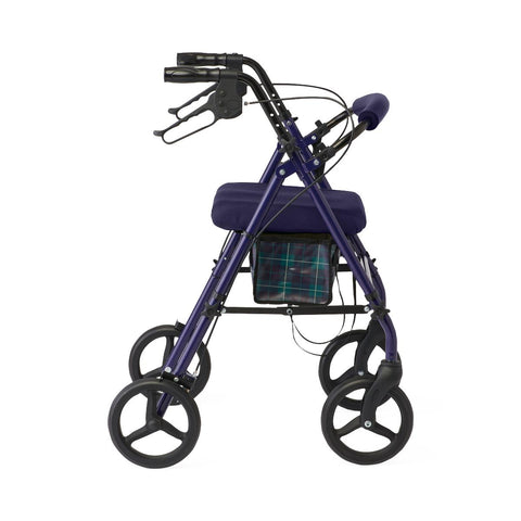 Medline Basic Steel Rollator with Microban, 8" Wheels, 1 EA