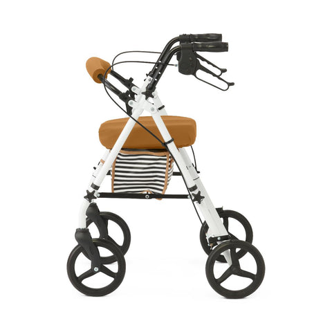 Medline Basic Steel Rollator with Microban, 8" Wheels, 1 EA