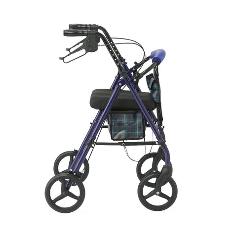Medline Basic Steel Rollator with Microban, 8" Wheels, 1 EA