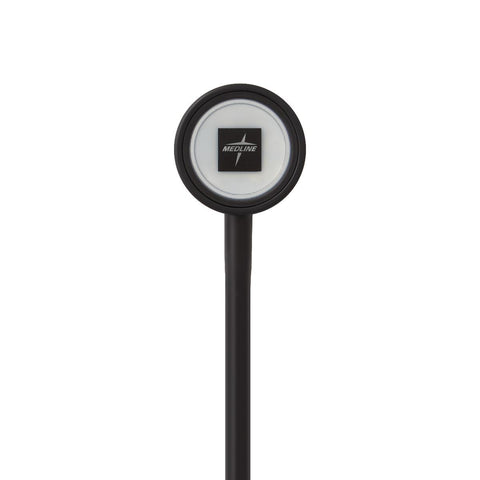 Medline Synergy Dual-Frequency Single-Head Stethoscope, Black