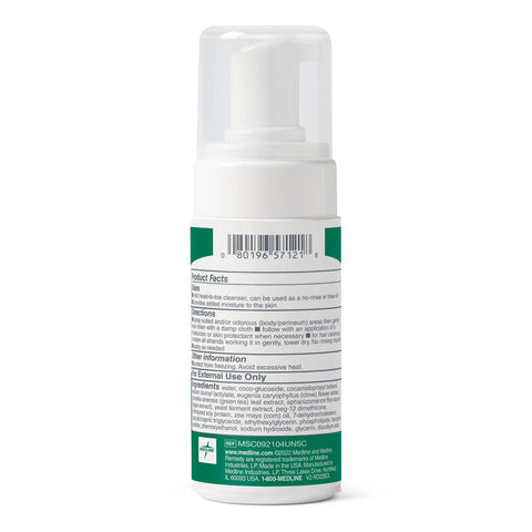 Medline Remedy Clinical No-Rinse Foam Cleanser, Scented