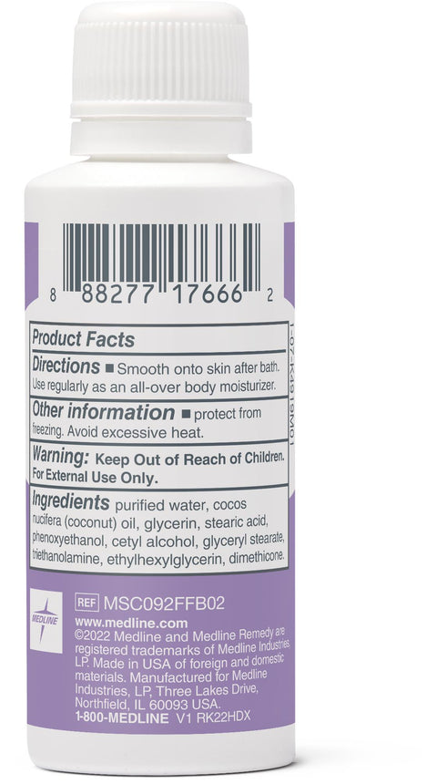 Medline Remedy Baby Nourishing Lotion, Unscented, 2 oz.