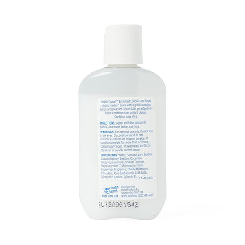 Medline HealthGuard Enriched Lotion Hand Soap, 4 oz.