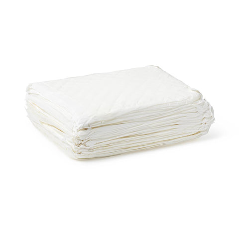 Medline Protection Plus Underpad, Light Absorbency, 9" x 14", White #MSC280914