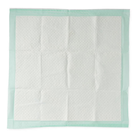 Medline Protection Plus Underpad, Moderate Absorbency, 36" x 36", Green, Quilted #MSC281271P