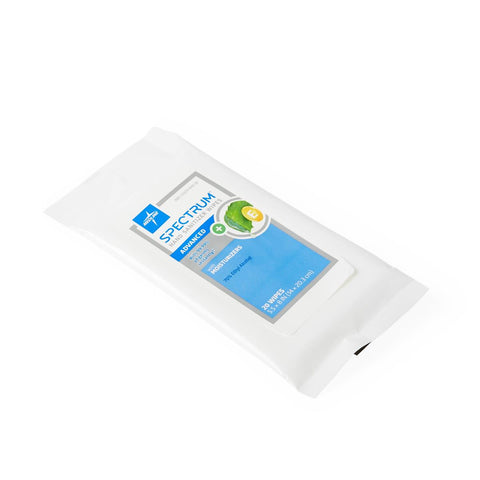 Medline Spectrum Hand Sanitizer Wipes with 70% Ethyl Alcohol