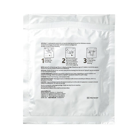 Opticell Gelling Fiber Wound Dressing, 4.25" x 4.25" inch