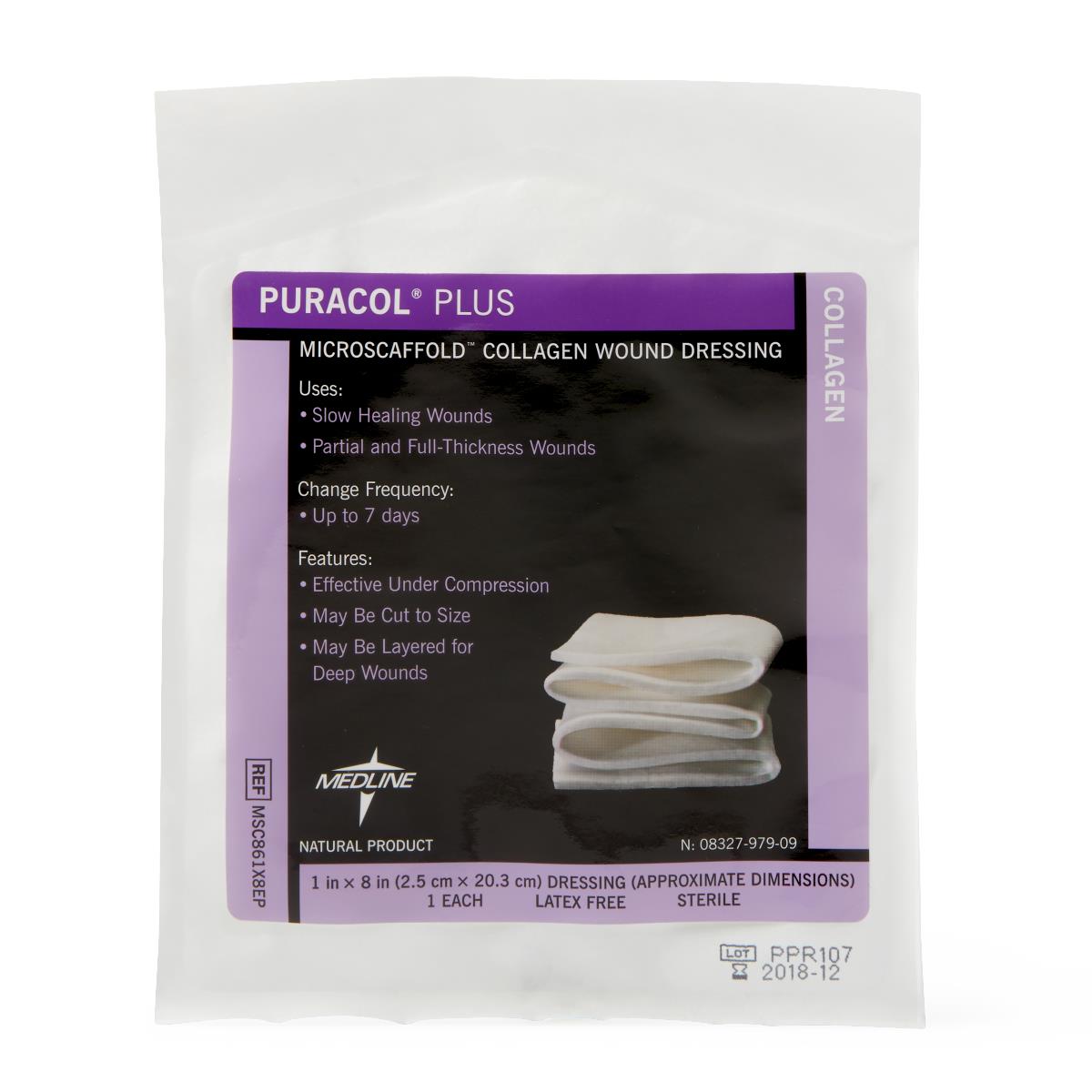 Collagen Rope Puracol Plus Collagen Wound Dressing, 1