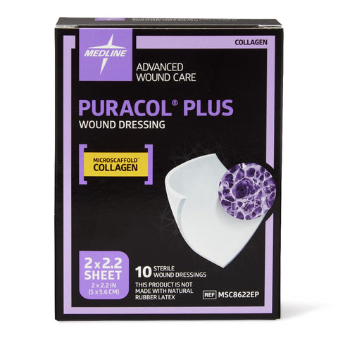 Puracol Plus Collagen Wound Dressing, 2" x 2.25" inch