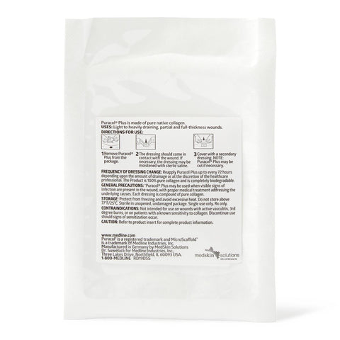 Puracol Plus Collagen Wound Dressing, 2" x 2.25" inch