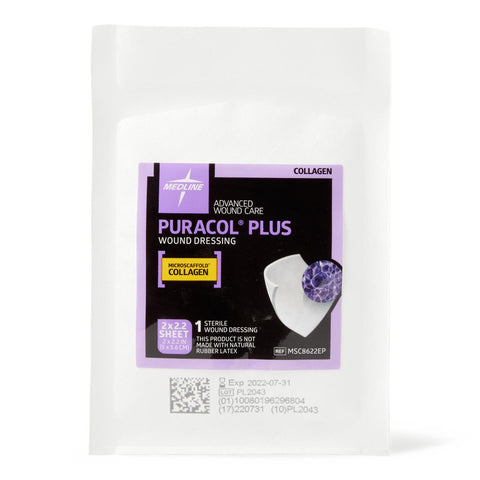 Puracol Plus Collagen Wound Dressing, 2" x 2.25" inch