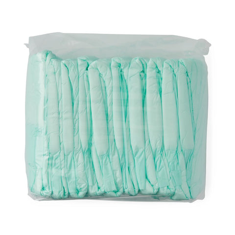 Medline Fluff and Polymer Underpad, Heavy Absorbency, 30" x 30", Green #MUP0305P
