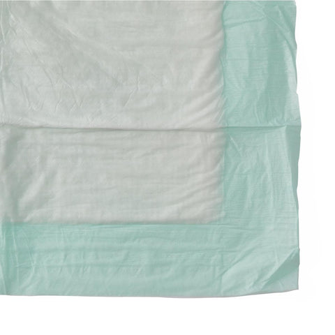 Medline Fluff and Polymer Underpad, Heavy Absorbency, 30" x 30", Green #MUP0305P