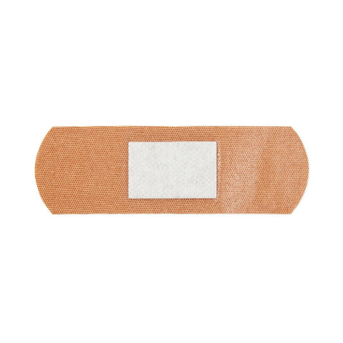 Adhesive Strip Comfort Cloth® Fabric Rectangle Tan Sterile
