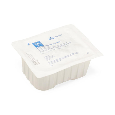 Medline Suction Catheter Kit with Saline, 100 mL, 14 Fr, Drape, Whistle Tip #DYND40442