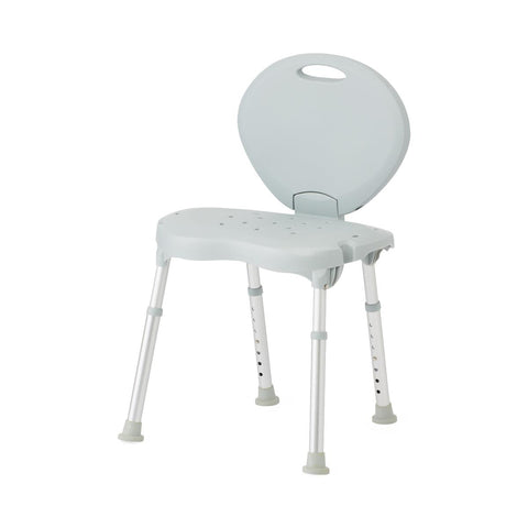 Medline Folding Shower Chair with Backrest, 300 lb. Weight Capacity, #G2-103RX1