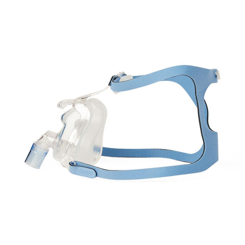 Medline NIV Full-Face Mask with Headgear, Antiasphyxia Valve, Nonvented