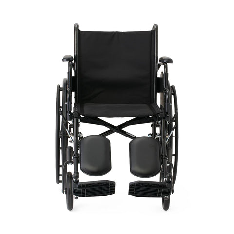Medline K3 Guardian 18" Wide Wheelchair with Desk-Length Arms and Elevating Leg Rests #K3186N24E