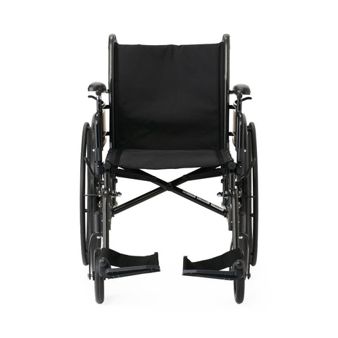 Medline K3 Guardian 18" Wide Wheelchair with Height-Adjustable Desk-Length Arms and Swing-Away Footrests #K3186N34S