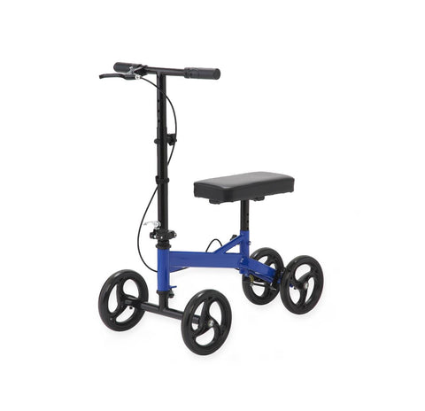 Medline Economy Standard Knee Walker with 8" Wheels, Blue