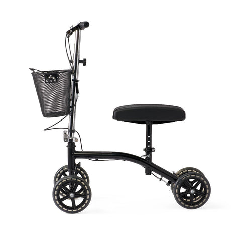 Medline Gen 4 Standard Knee Walker with 8" Wheels, Black #MDS86000G4