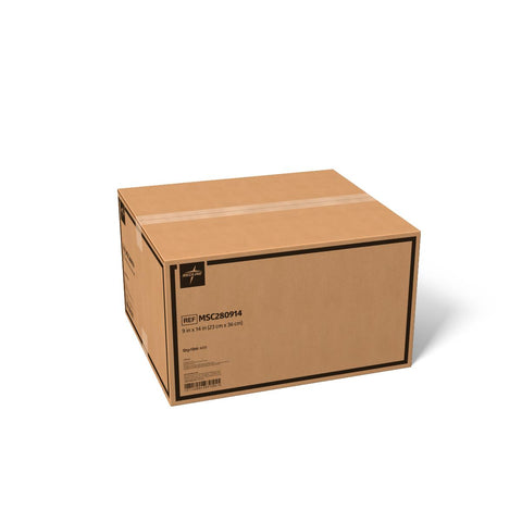 Medline Protection Plus Underpad, Light Absorbency, 9" x 14", White #MSC280914