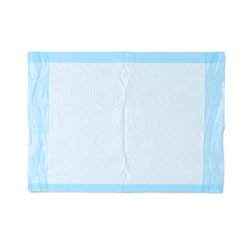 Medline Protection Plus Underpad, Light Absorbency, 17" x 24", Blue, Quilted #MSC281224C