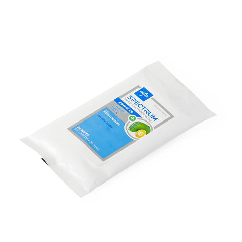 Medline Spectrum Hand Sanitizer Wipes with 70% Ethyl Alcohol