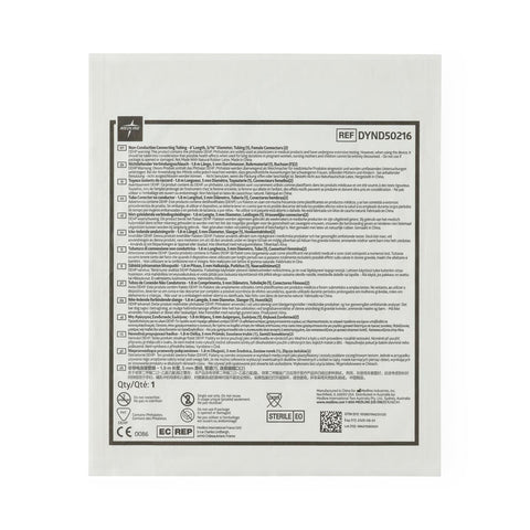 Medline Suction Tubing Clear 3/16 Inch I.D. 6 Foot Length PVC Sterile #DYND50216