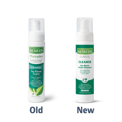 Medline Remedy Clinical No-Rinse Foam Cleanser, Scented