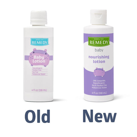 Medline Remedy Baby Nourishing Lotion, Powder Scent