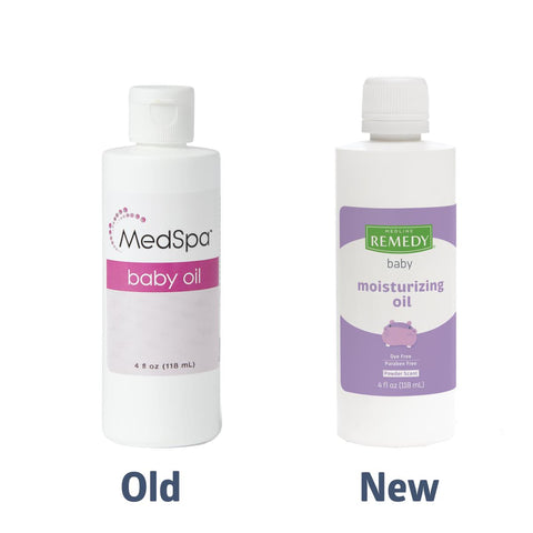 Medline Remedy Baby Moisturizing Oil, 4 oz. #MSC095052