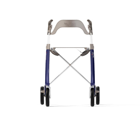 byACRE Carbon Fiber Rollator with 16.5" W x 24" H Regular Seat and Backrest, Blue, 1 EA   #BYA110MDB