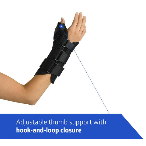Medline Wrist and Forearm Splints with Abducted Thumb