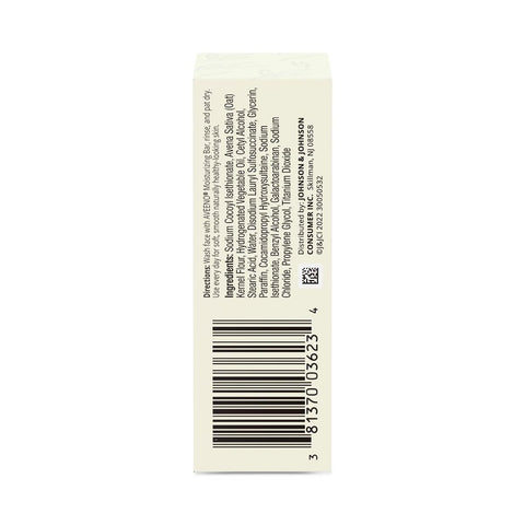 Johnson & Johnson Aveeno Moisturizing Bar Soap with Nourishing Oat Flour, 3.5 oz.