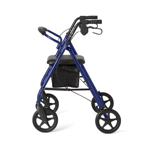 Medline Basic Rollator with 8" Wheels, 35.75" Height, 1 EA