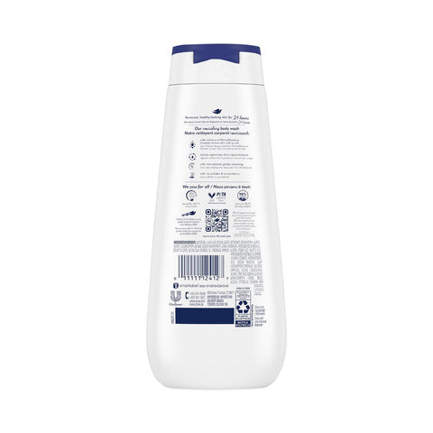 Unilever Dove Deep Moisture Body Wash Bottle, 12 oz.