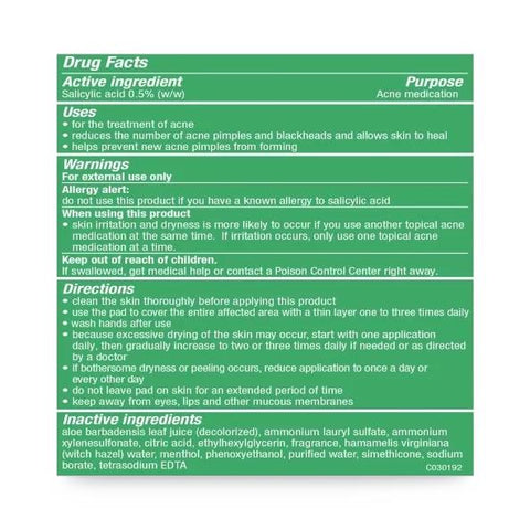 Blistex Stridex Maximum Medicatd Pads