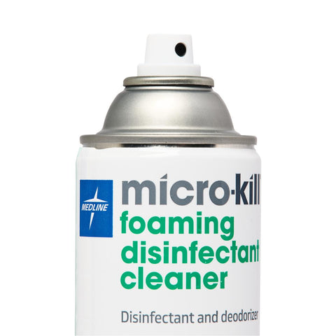 Medline Micro-Kill Foaming Aerosol Quat-Based Disinfectant, 17 oz. #EVSCHEM711H