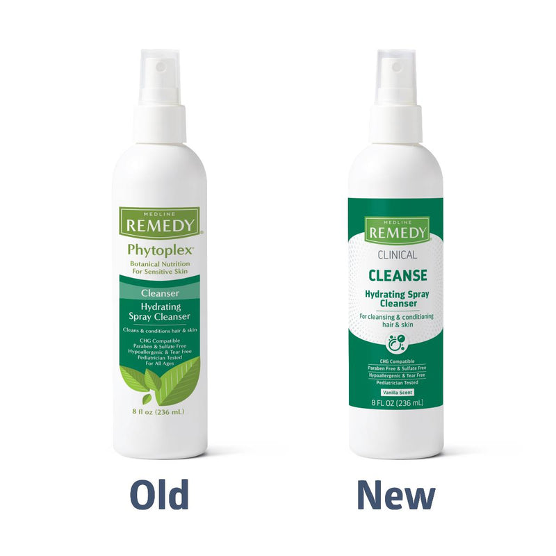 Medline Remedy Clinical Hydrating Spray Cleanser