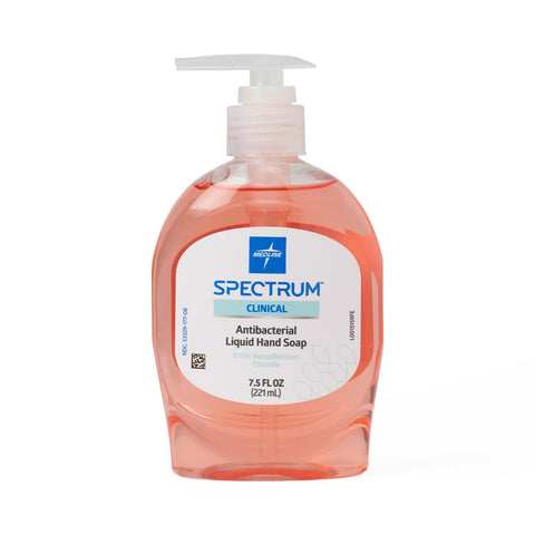 Medline Spectrum Clinical Antibacterial Liquid Hand Soap with 13% BZK